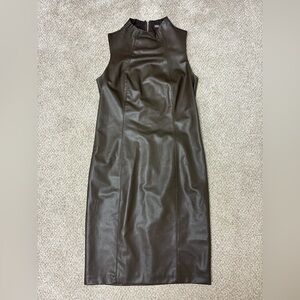 NWT J. McLaughlin Chocolate Brown Midi Dress